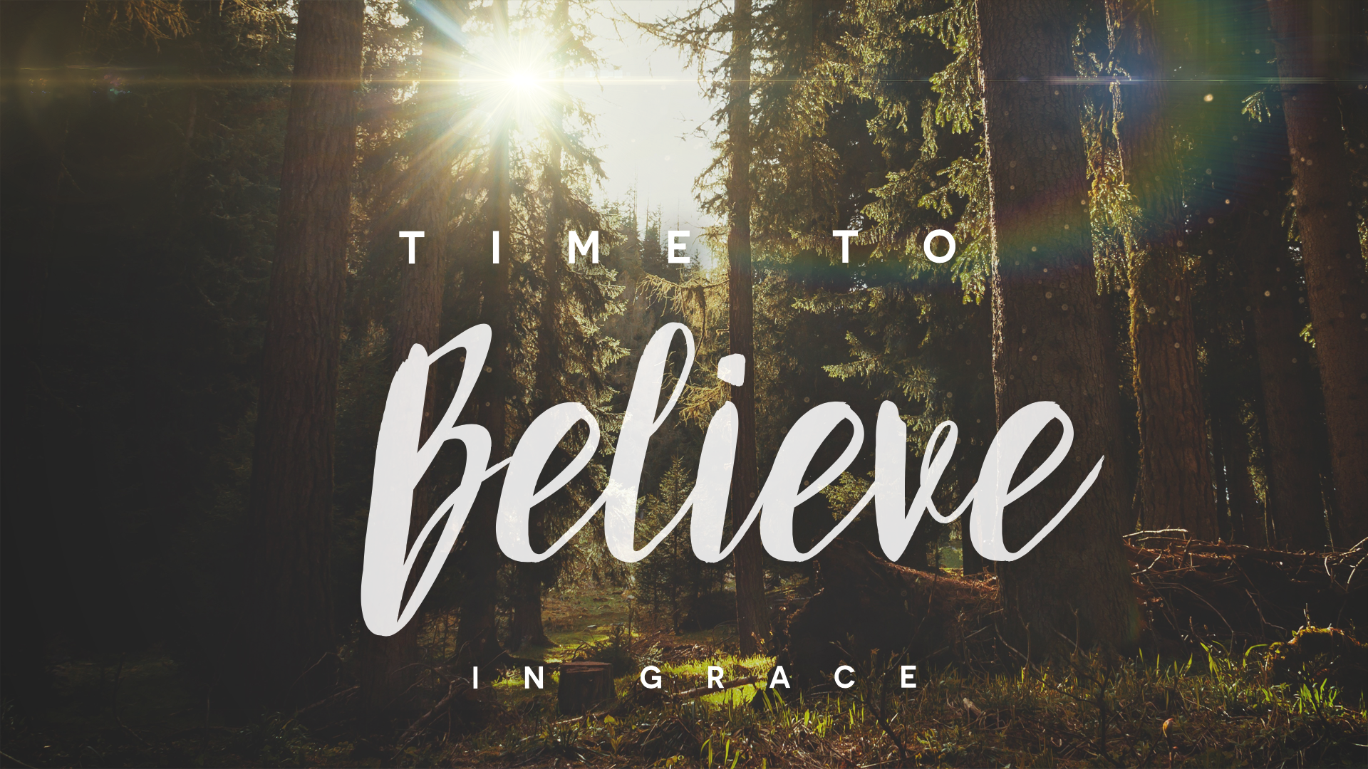 Time to Believe in Grace